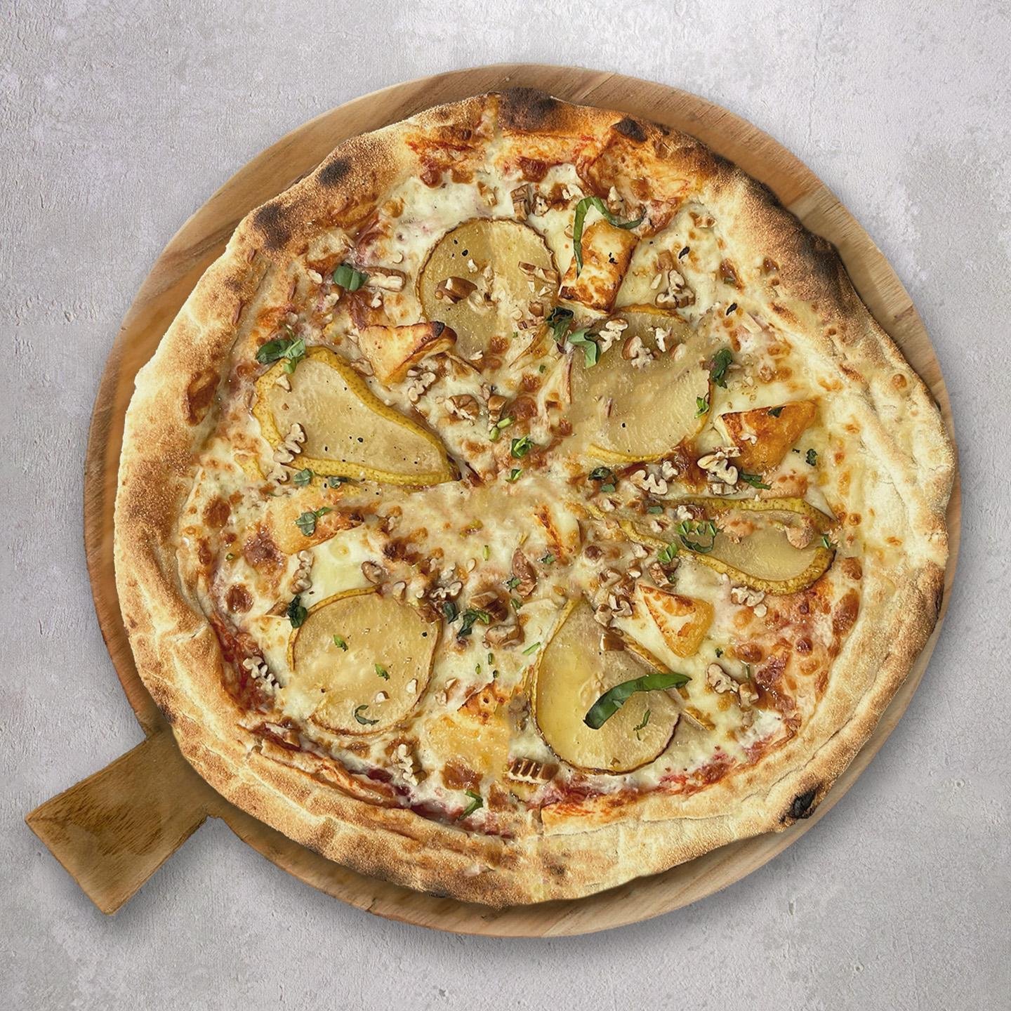 Photo of the dishPEAR AND GORGONZOLA PIZZA
